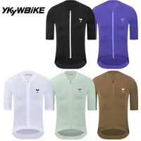 YKYWBIKE 2025 Newest Summer Cycling Jersey Men Cycling Maillot Pro Team Bicycle Shirt Short Sleeve MTB Road Bike Top Clothing 1