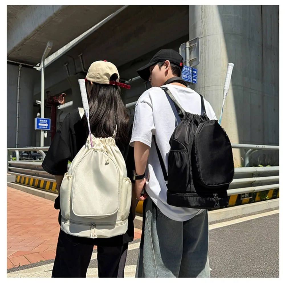 Professional Multifunctional Badminton Racket Backpack with Shoes Pocket Large Capacity Tennis Bag Waterproof Sports Bag