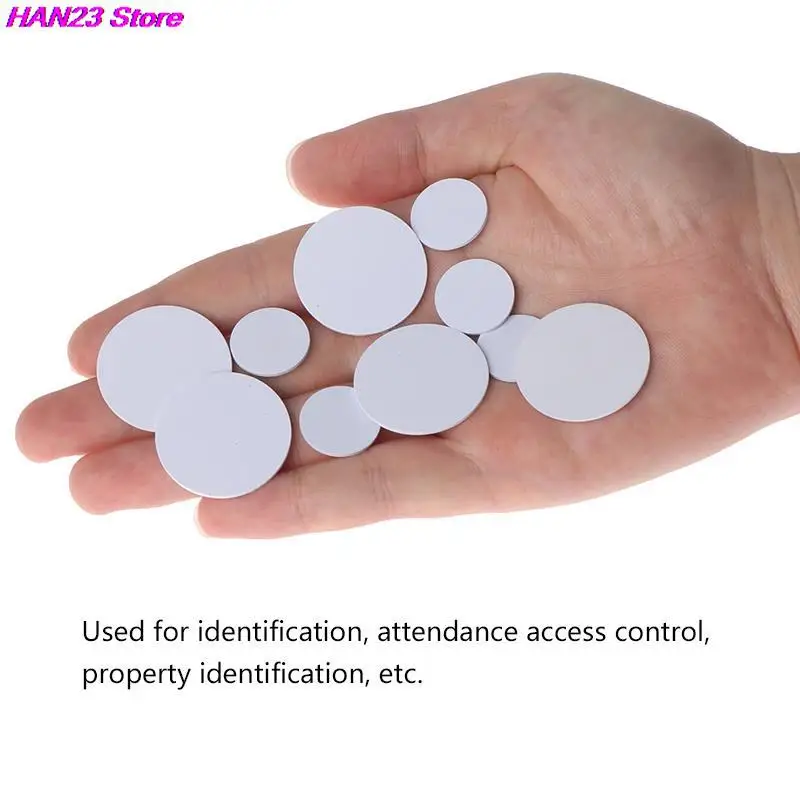 

5 шт., перезаписываемые RFID-наклейки, 18/25/30 мм, 125 кГц
