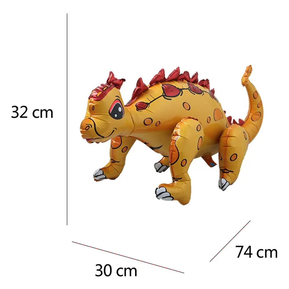 3D Selbststehende Dinosaurier Tyrannosaurus Tierballons für Geburtstagsfeier Babyparty Dekorationsset Aufblasbare Partyzubehör – Detail 13