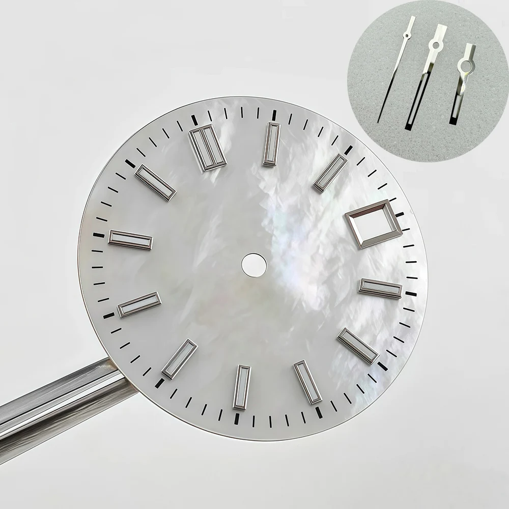 Blue Luminous Dial for DIY Watch Modification - 28.5mm