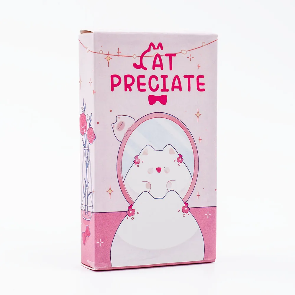 Cat Preciate タロット 48 カード (22 メジャー & 26 オラクル
