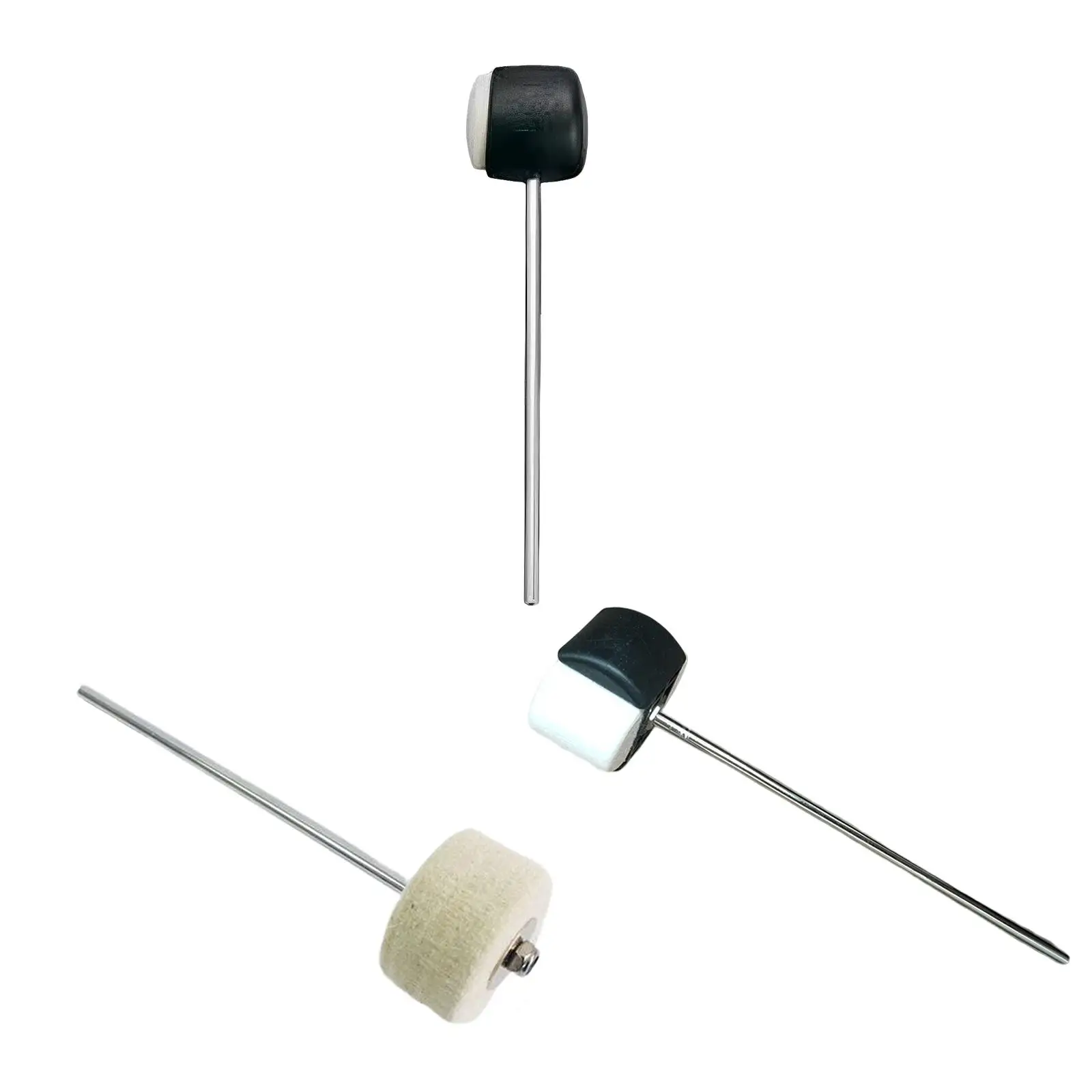 Bass Drum Pedal Beater Percussion Marching Band Accessory Metal Shaft Bass Drum Pedal Mallet Upgrade Replacement drum percussion accessories drum accessories