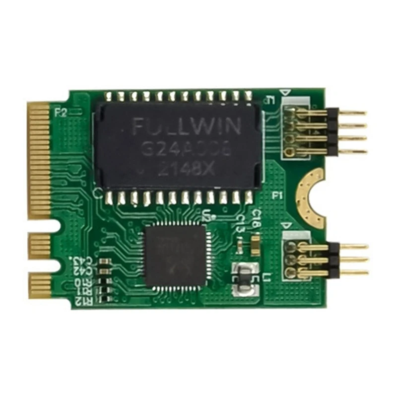 Mini PCIE Network Card M.2 A+E to RTL8111F Gigabit Ethernet Card Single Port RJ45 Ethernet Network Card