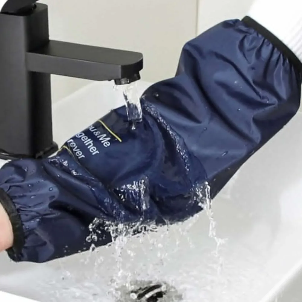 Waterproof Housework Cleaning waterproof oversleeves Practical PVC Antifouling Waterproof Sleeves Sleeve Cuff Arm Cover kitchen arm sleeves