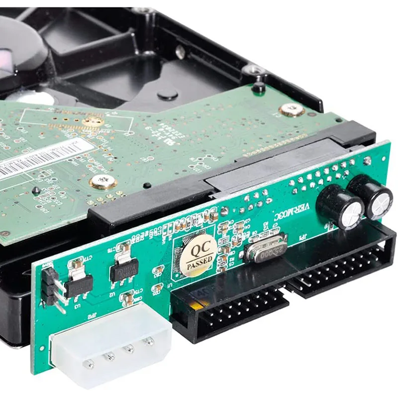 Sata to IDE Adapter Converter 2.5 Sata Female to 3.5 inch IDE Male 40 pin port  1.5Gbs Support  ATA 133 100 HDD CD DVD Serial — view 2