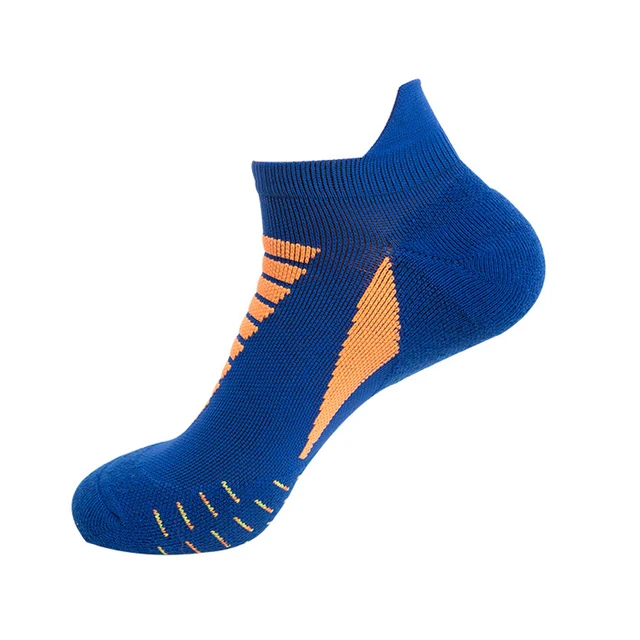 Men Women Fitness Basketball Running Bike Cycling Hiking Sport Socks Outdoor Football Soccer Compression Socks Trekking Socks Blue