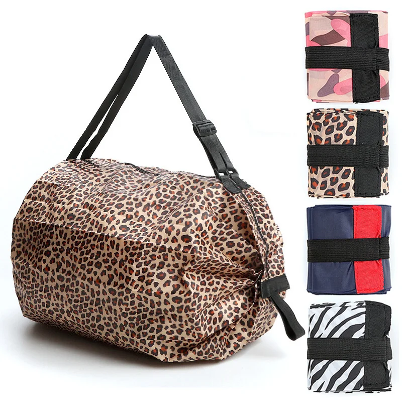 

Waterproof Outdoor Folding Shopping Bags Large Capacity Travel Storage Bags Portable Beach Bag Supermarket Grocery Shopper Bag