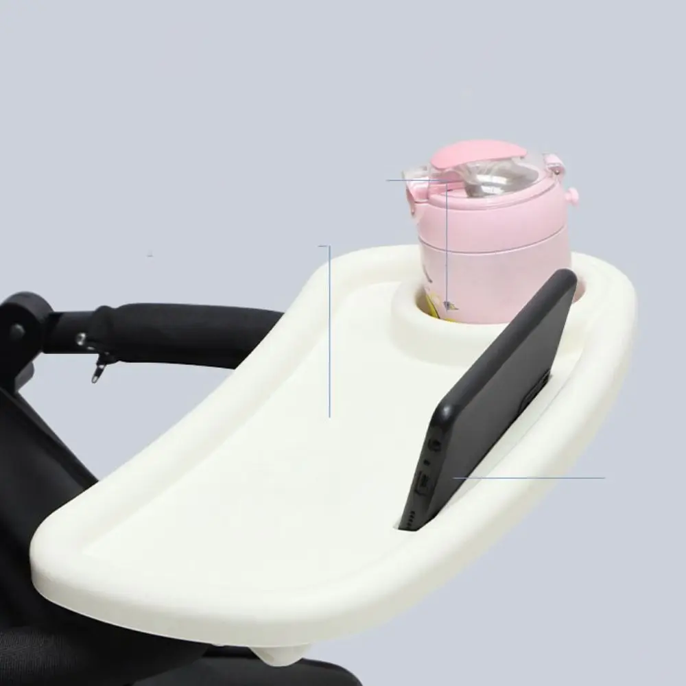 

Baby Stroller Dinner Table Baby Stroller Dinner Table Tray Milk Bottle Cup Holder Stroller Accessory Cart Pram Snack Tray