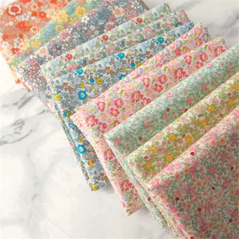145x50 cm Floral été popeline coton tissu à coudre bricolage vêtements pour enfants tissu faire bébé robe décoration maison 160 g/m 1