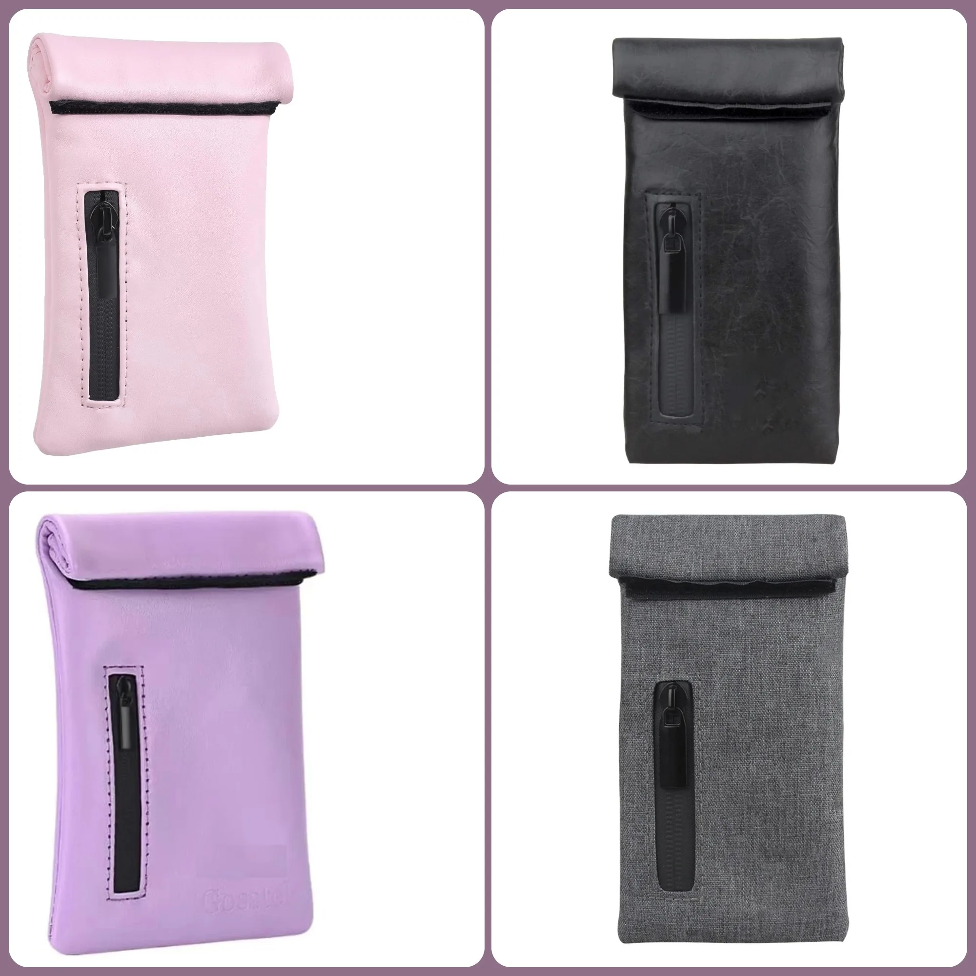PU Leather Portable Storage Pouch