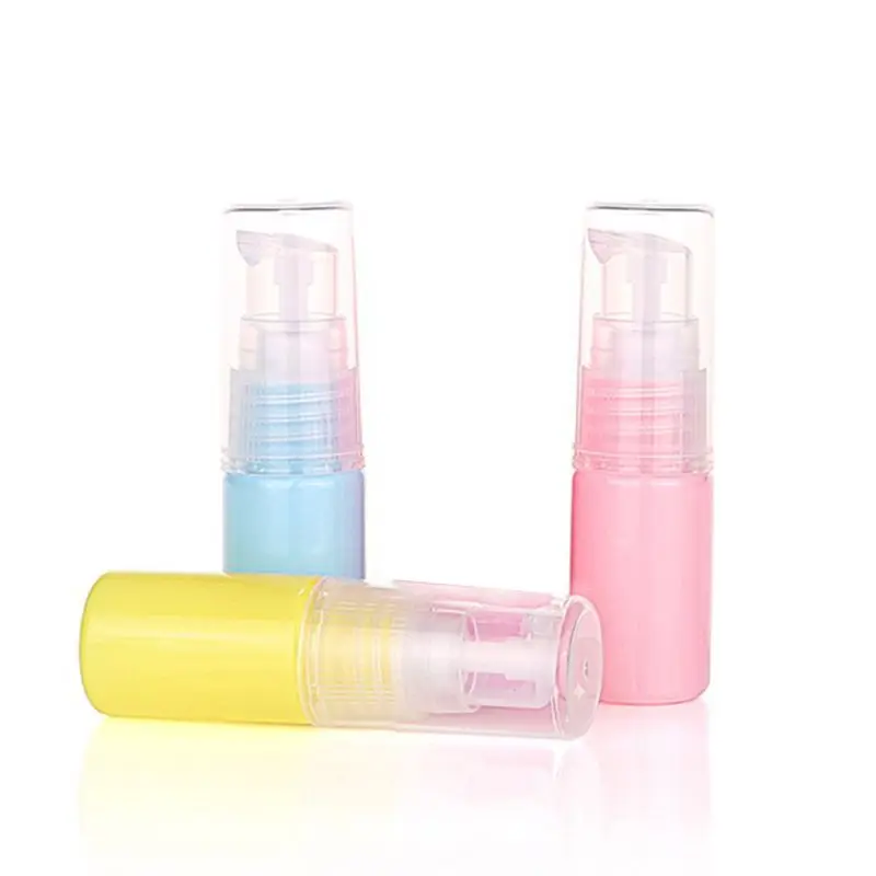 8개 10ml 마카롱 색상 리필 가능 빈 병 화장품 크림 펌프 용기 28ED