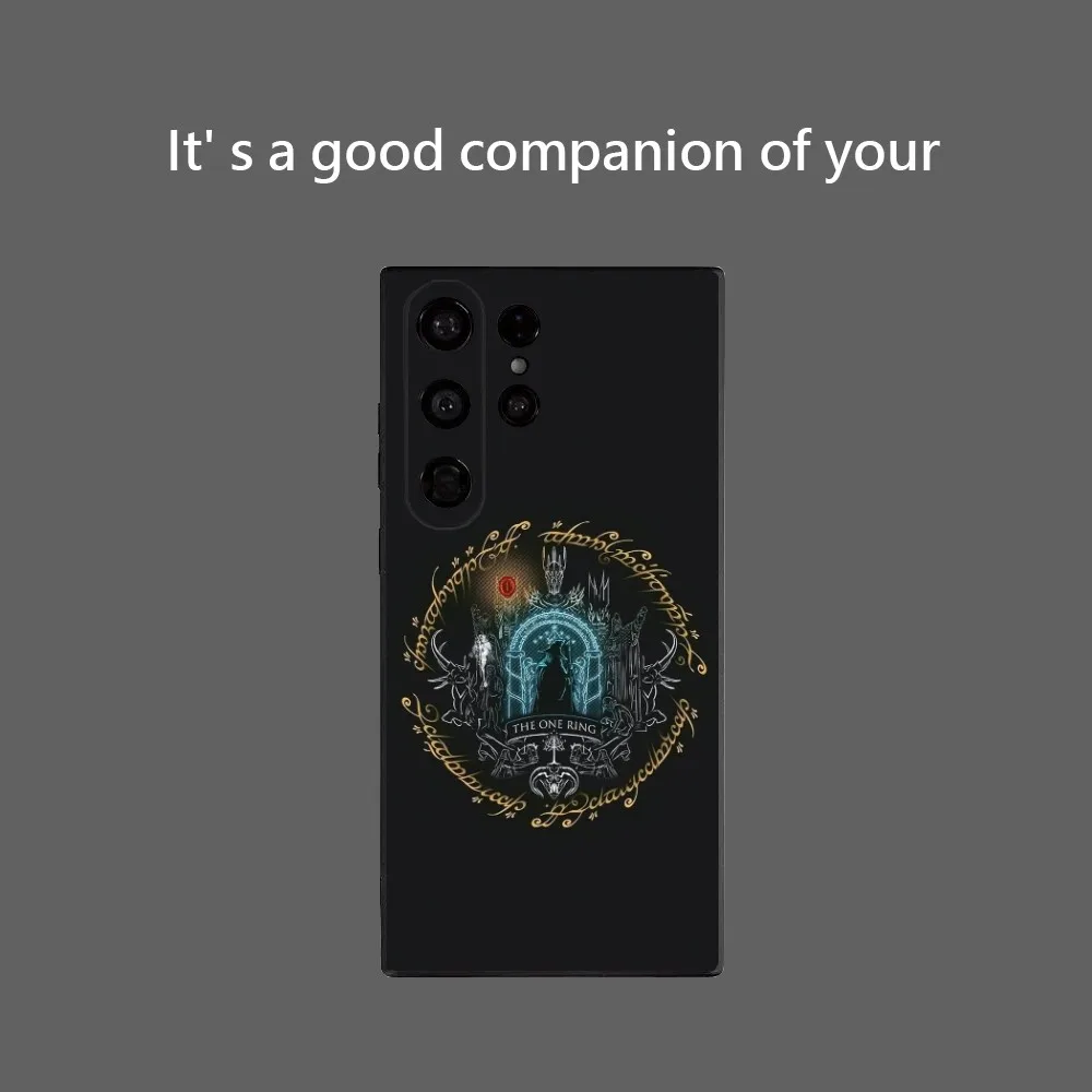 L-Lord Of The R-Rings Soft Silicone TPU Protective Phone Case