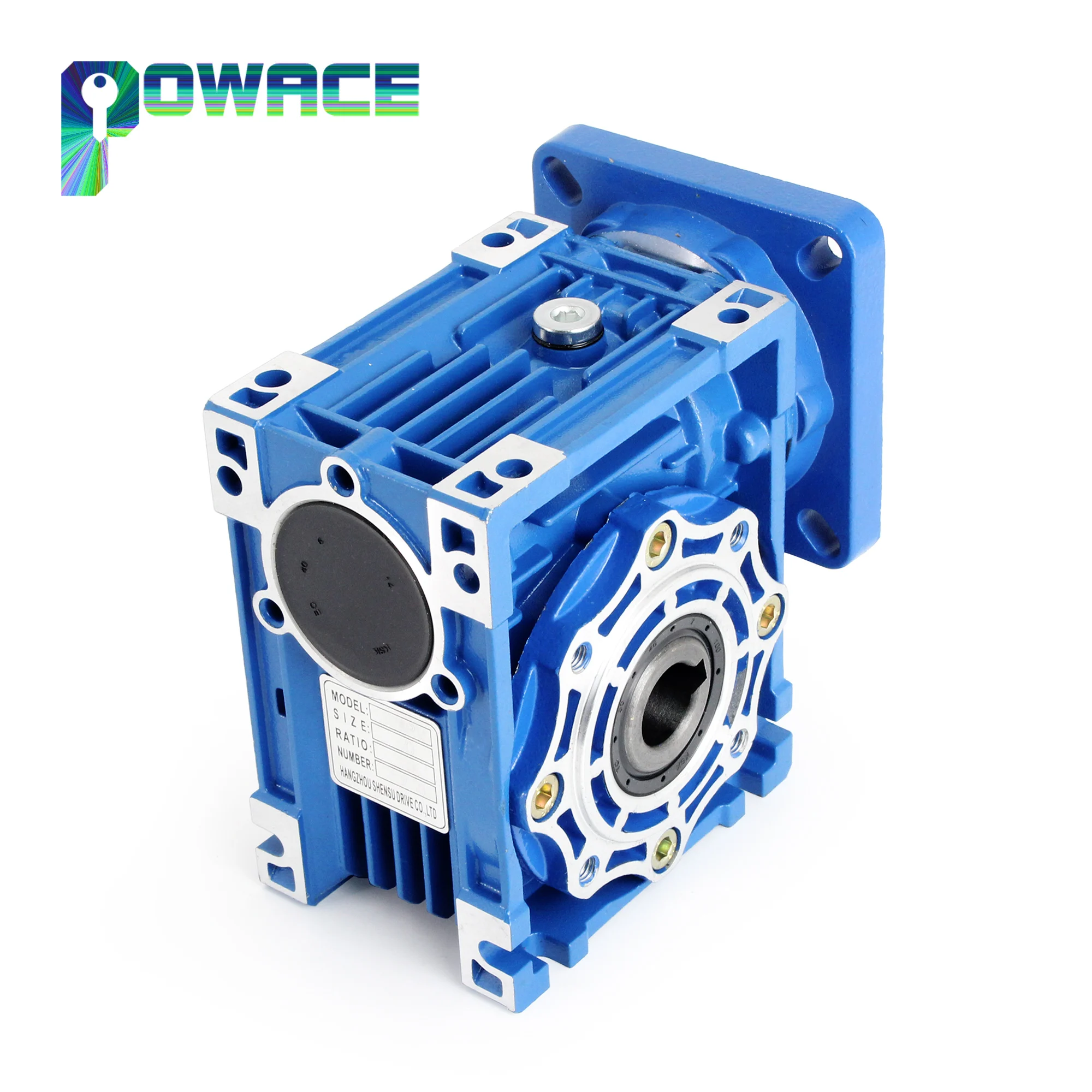 redutor de verme flange quadrado para motor 05