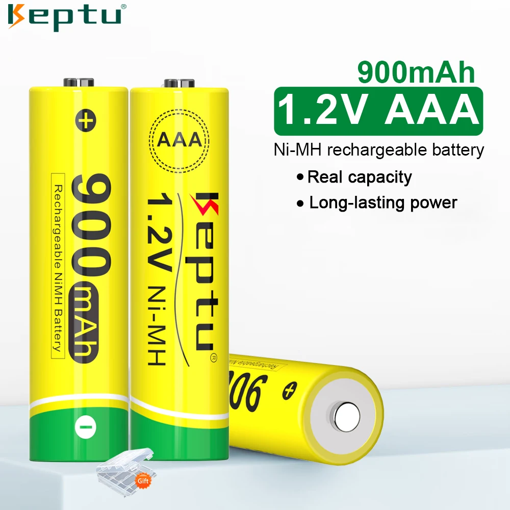 

2-12Pcs KEPTU AAA Battery 1.2V 3A AAA Ni-MH Rechargeable AAA Batteries 900mAh aaa Battery for Mouse