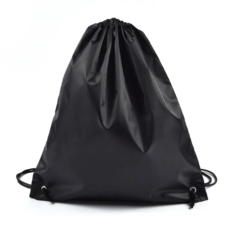 Saco de ginástica dobrável portátil para homens e mulheres, mochila de fitness, bolso com cordão, caminhadas, camping, praia, natação, bolsas esportivas