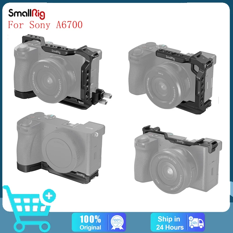Kit Gabbia Per Fotocamera Smallrig Per Sony A6700 Con Piastra Di Base E Doppia Piastra Di Montaggio Per Scarpe Fredde Kit Di Espansione Per Studio Gab