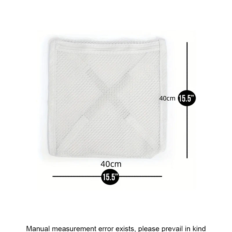 1PC Sneaker Dryer Bag, Dryer Door Shoe Net with Elastic Straps, Sneaker Laundry Bag for Shoes,40X40cm 2