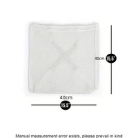 1PC Sneaker Dryer Bag, Dryer Door Shoe Net with Elastic Straps, Sneaker Laundry Bag for Shoes,40X40cm 2