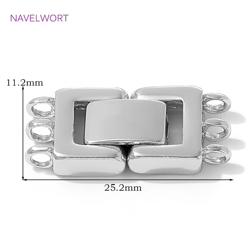 18K vergoldete Perlenverschlüsse, Messing-Schmuckverschlüsse, Verbinder für die Herstellung von Armbändern, DIY-Schmuckherstellungszubehör – Detail 30