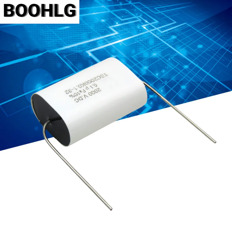 【Direct-sales】 Uninductive axial IGBT non-inductive absorption 2000VDC 0.1UF 2000V 104 high stability low loss.