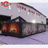 Fast Shipping 10x5m Full Printing Inflatable Haunted House Maze Tag With Roof for Halloween 5