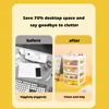 Stationery Storage Box Desktop Student Pull-Out Drawer Pen Holder Cabinet Office Tape Hair Accessories Kids's Small Storage 6