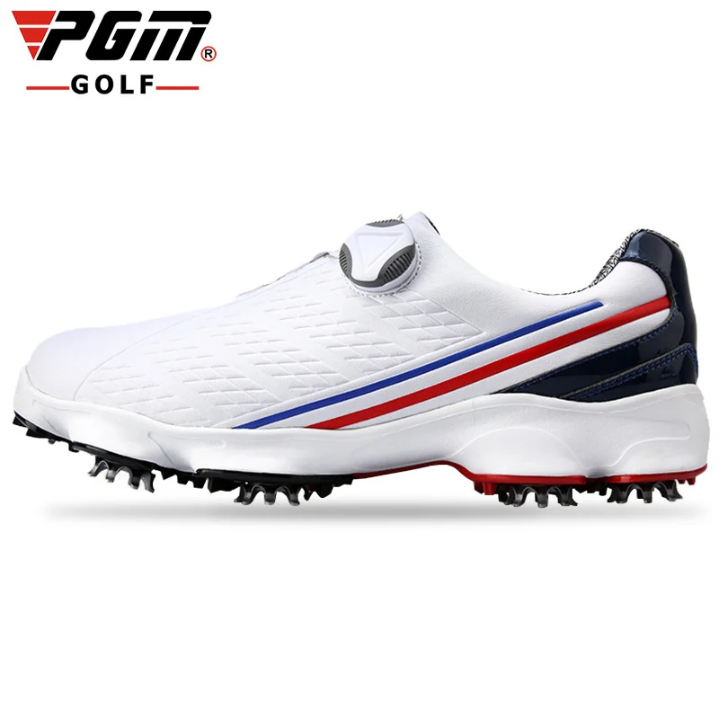 Pgm Golf Heren Comfortabele Knop Gesp Golf Herenschoenen Waterdicht Brede  Zool Sneakers Spikes Nagel Antislip golf Schoenen|Golfschoen| - AliExpress