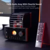 Juson Audio JTA35 Hybrid Tube Amplifier Valve Receiver Phono Preamp USB DAC In Headphone Subwoofer Out 70 Watts Amplifier 5