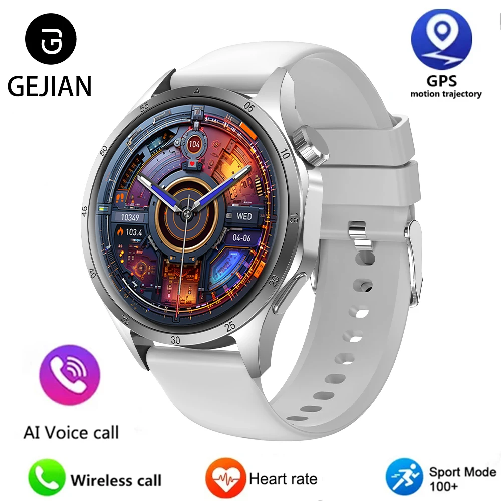 2025 New Mens Smart Watch 360 360 Bluetooth Call Smartwatch AMOLED Screen GPS - Picture 30 of 32
