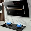 Big Suction Power Copper Double Motor Cooker Hood Wall Mount Wall Mounted Kitchen Extractor Hood Charcoal Filters for Range Hood 5