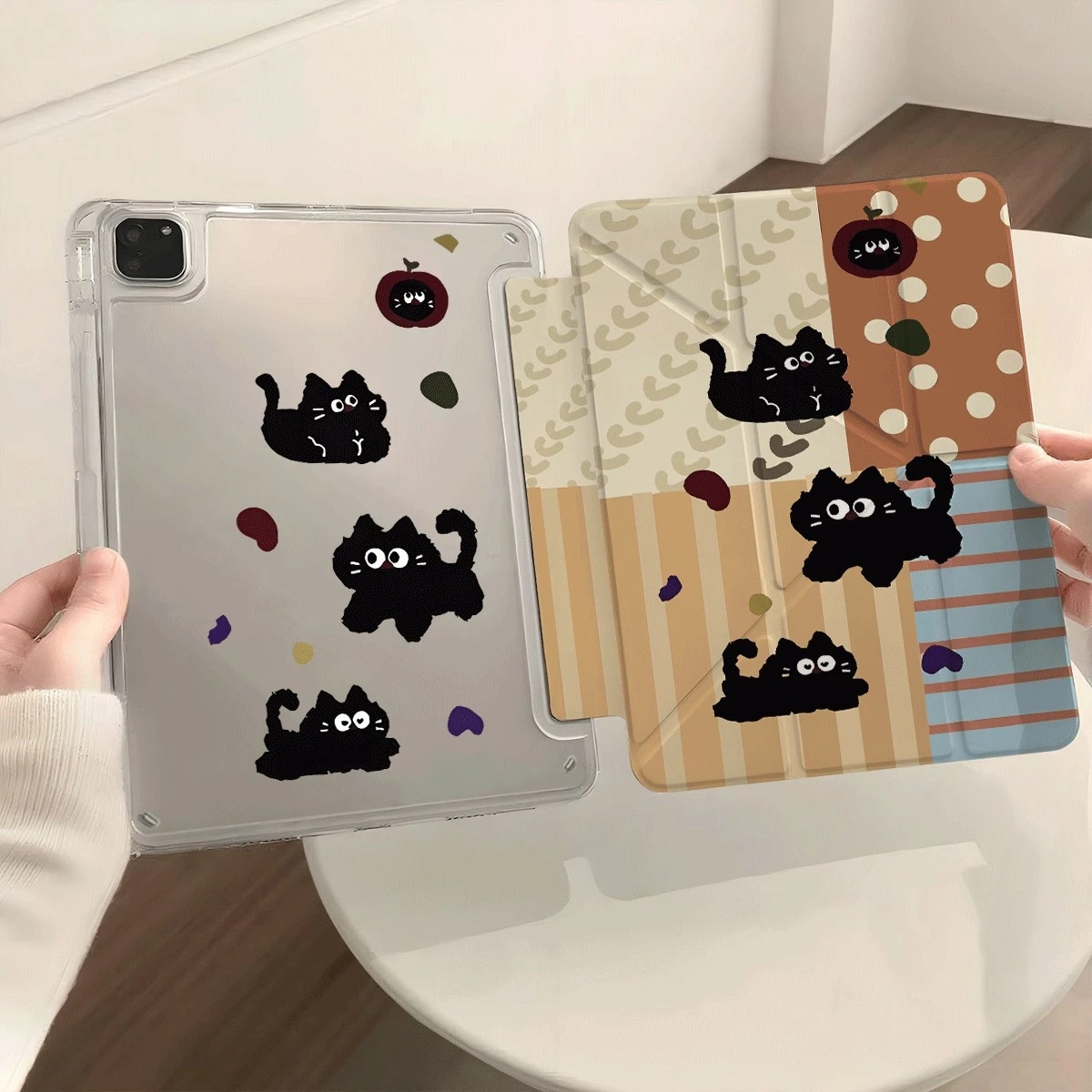 Black Cat 3+Y Folded Tablet Case