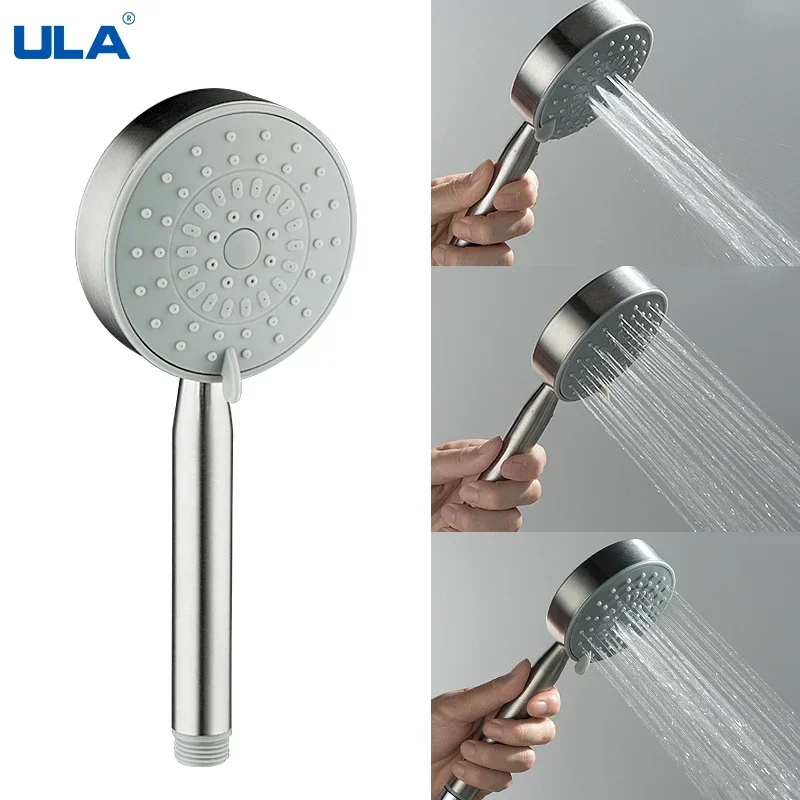 ULA Bathroom Shower Faucet Mixer Spout Bathtub Mixer Taps Hot Cold Bath Faucet Mixer Spout Shower System Rain Shower Head 3