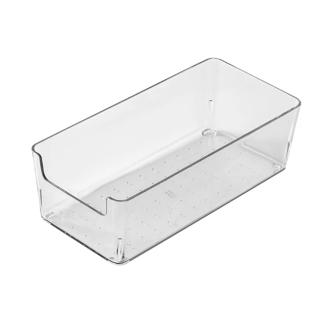 Transparent Drawer Divider Storage Box Clear Drawer Organizer Bins Case for  Utensil Cosmetic Groceries Kitchen Tableware - AliExpress