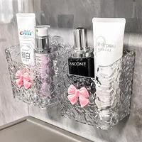 Cosmetics Storage Box Glacier Pattern Storage Box Bathroom Home Dormitory Seamless Wall-mounted Sundries Rack 1