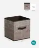 Storage Cubes, -Woven Fabric Bins with Double Handles, Closet Organizers for Shelves, Foldable, for Clothes 3