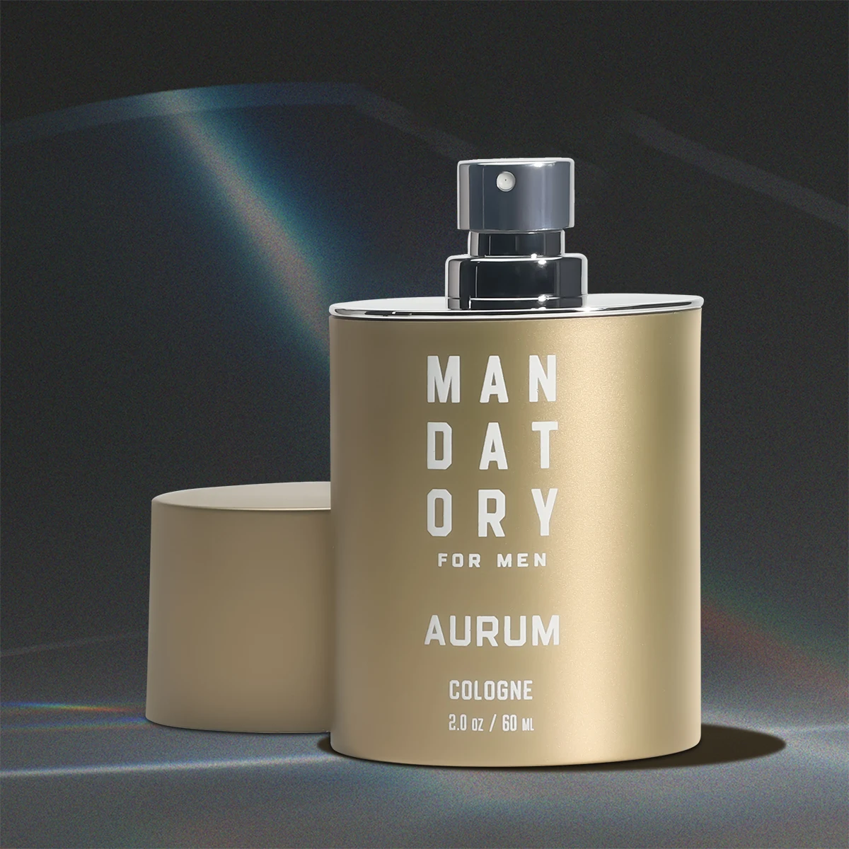 MANDATORY Men's Fragrance Set Gift 2.0 Oz Eau de Toillete Cologne Spray Body Wash 14 Oz Shower Gel 1.7 Beard Balm 3pcs Gifts