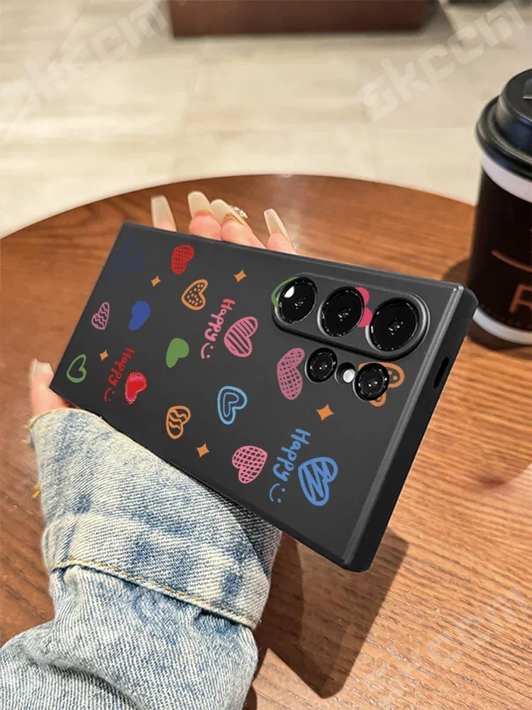 Vibrant Love Heart Design Phone Case - Happy Edition
