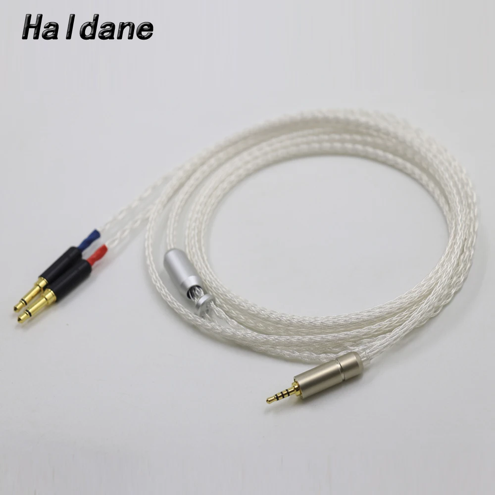

Haldane HIFI 16Cores UPOCC Single Crystal Silver Headphone Upgrade Cable for Sundara Aventho Focal Elegia t1 MDR-Z he400s D7200