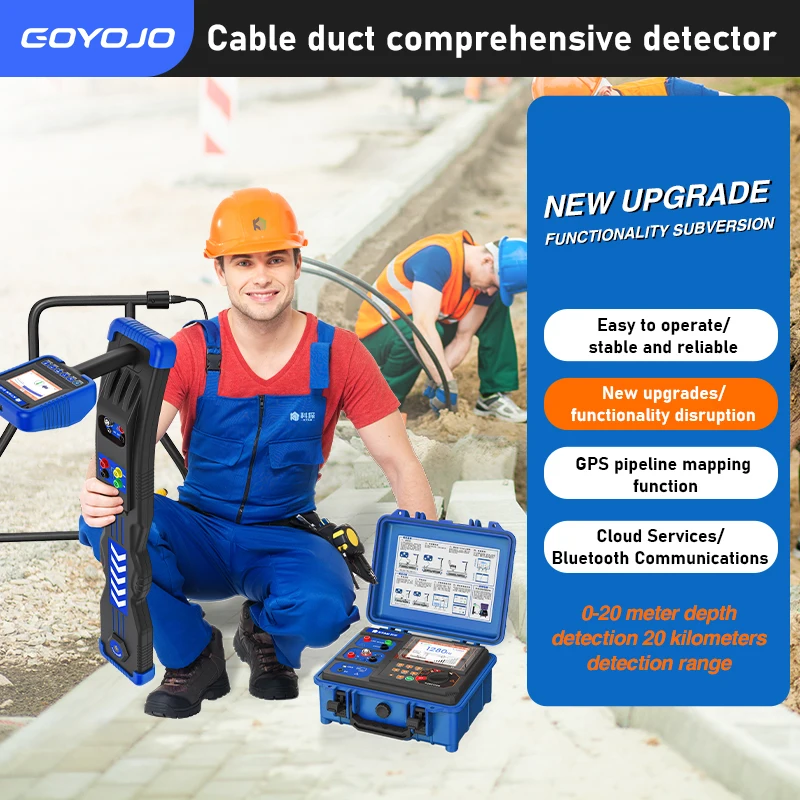 

New Underground Pipeline Meter Metal Pipe Line Detector Wire and Cable Fiber Optic Cable To Locate The Detector