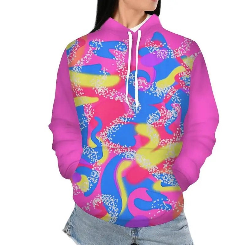 

3D Printed Sweatshirt 3D Printed Men Hoodies Pink Comfortable Polyester Clothes Breathable For Children Women Men Boys Girls