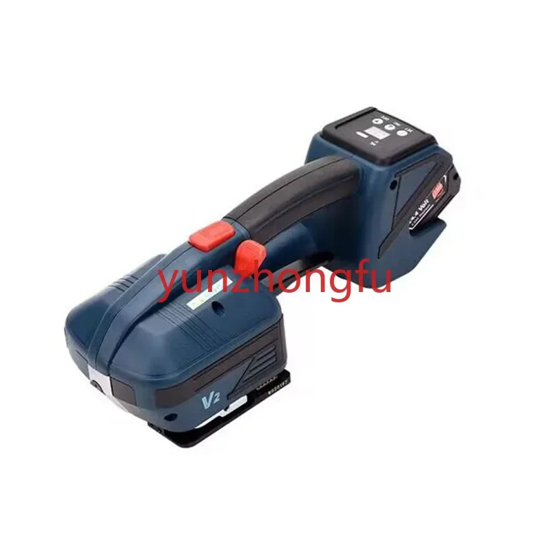 

For 13-16mm PET/PP Hot Melt Baler with Portable Packing Tools Electric V2 Strapping Machine