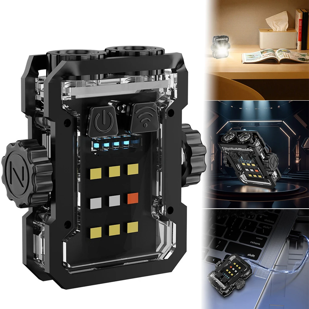 Description Picture 4 of itemDual LED Mini Torch Lamp 200LM USB Rechargeable Camping Pocket Lantern 600mAh Camping LED Flashlight for Outdoor Camping Fishing