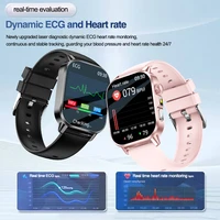 Nouvelle montre connectée 2026 avec diagnostic précis ECG, oxygène sanguin, tension artérielle, acide urique, lipides, santé, écran HD AMOLED, appels, pour hommes et femmes 3