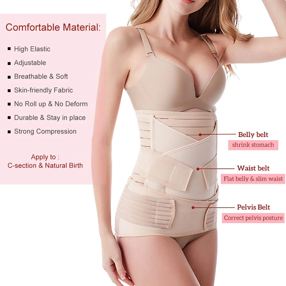 Abdominal Binder Post Surgery for Women Belly Band & Waist Support  Postpartum Tummy Tuck Belt, Added Over 20% Air Permeability - AliExpress