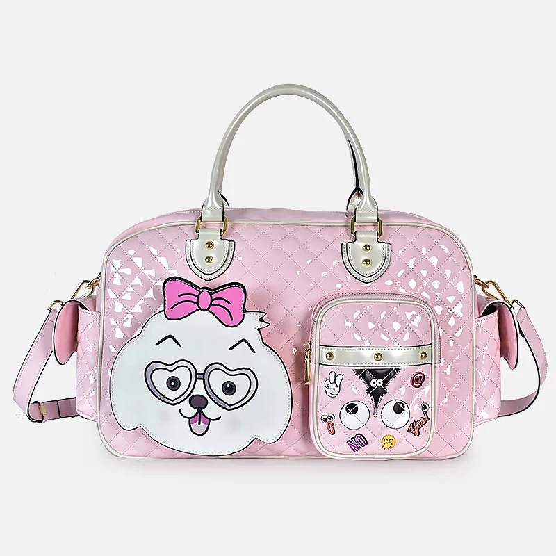 Ins Graffiti Print Large Capacity Travel Tote Bag Embroidered Men Women Sports Handbag Unisex Neutral Diving Fabric Storage Bag