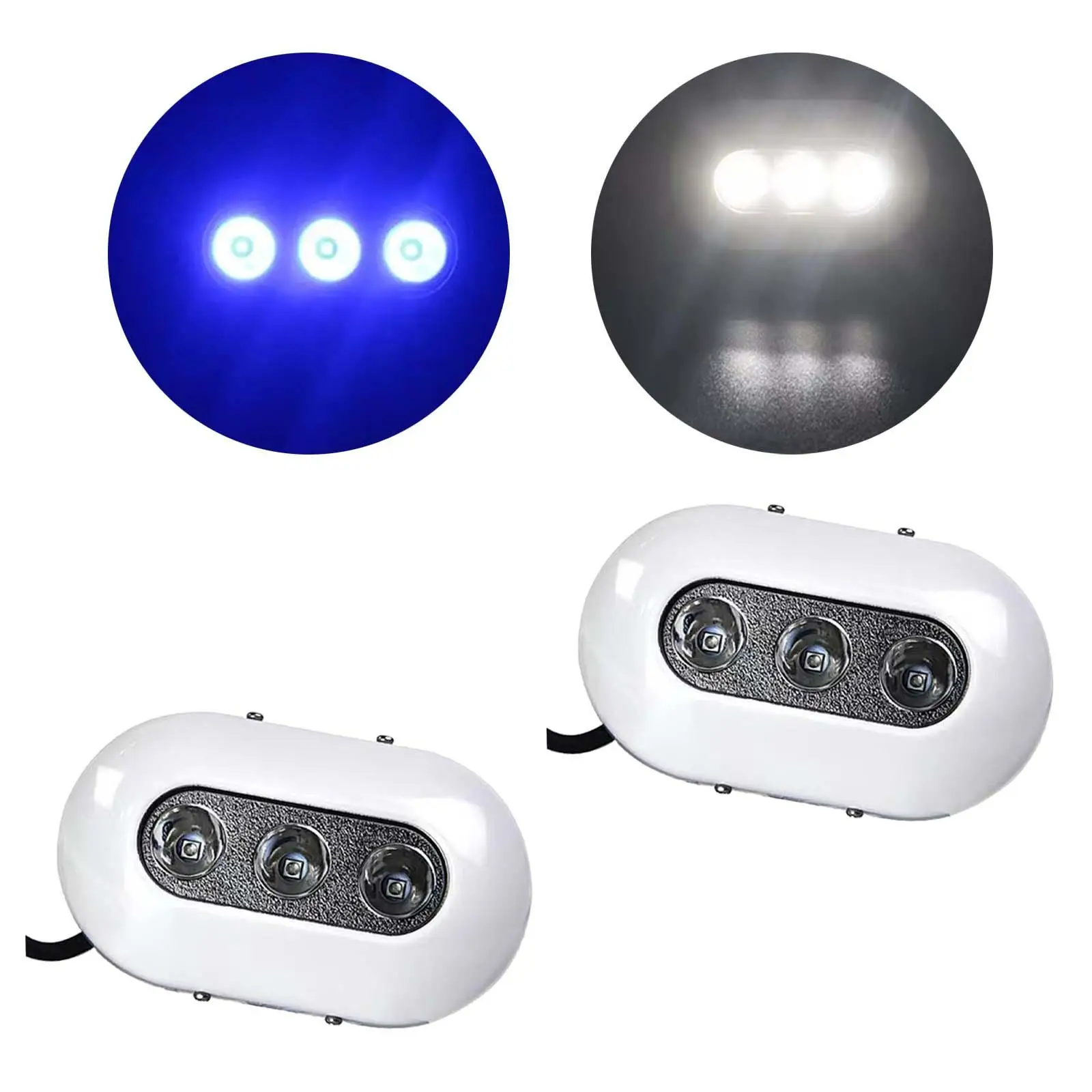 

LED Underwater Boat Light Mini Surface Mount for Marine Yacht Sailboat