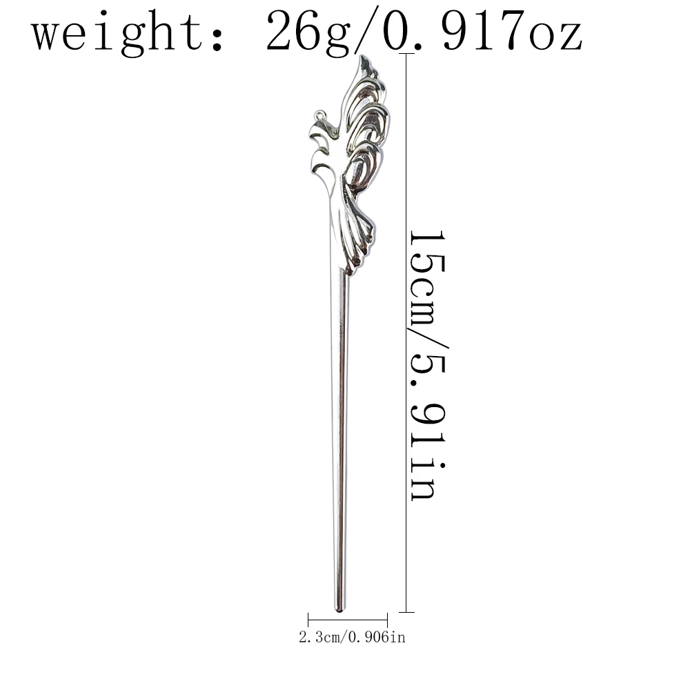 Metall Anime Maomao Gleicher Stil Silbrig Premium Haarnadel Exklusives Design The Apothecary Diaries Kreative Accessoires Kopfbedeckung – Detail 7