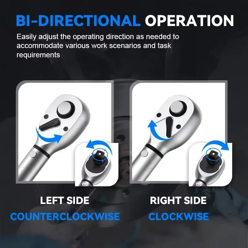 3/8&rdquo; Torque Wrench 5-60N.m Square Drive 1/4&rdquo; Pro Torque Wrench 5-25N.m Professional Bicycle Automotive Repair Tool