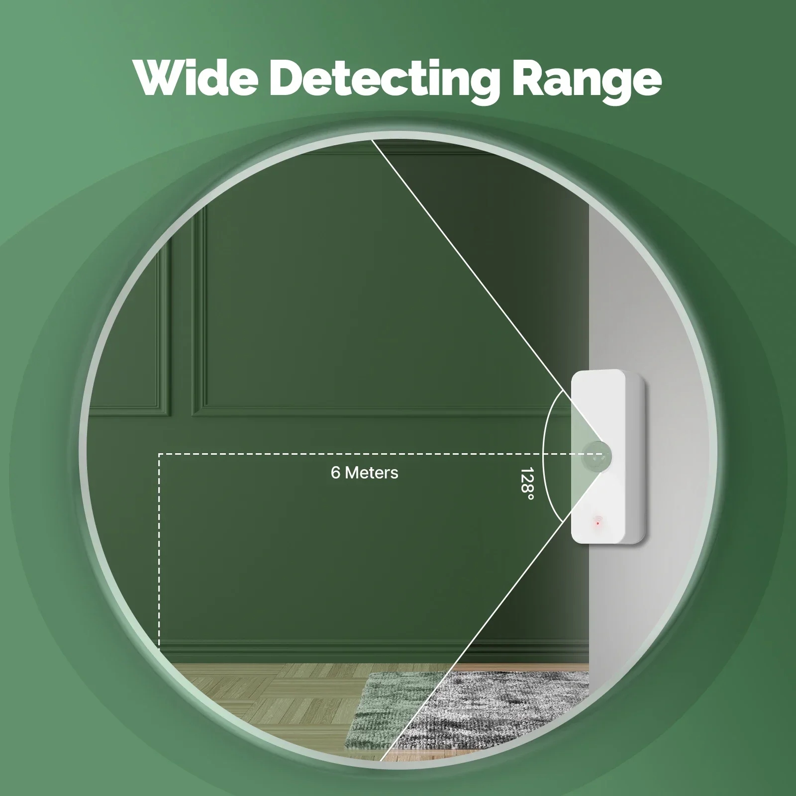 MoesHouse Tuya WiFi/ZigBee Smart PIR Sensor Human Body Infrared Motion Detector Home Security Scene Linkage Automation Battery motion sensor,human presence sensor,pir motion sensor,pir sensor switch,motion sensor switch